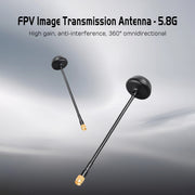 5.8GHz RHCP FPV Antenna | ANT58M 3dBi Circular Polarized UAV Video Transmission Antenna | SMA Connector